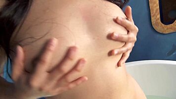 Asian Cheerleader's First Time Big White Cock Pounding