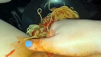 muslim babe goes wild masturbating seducing bbc with kinky food fetish frenzy