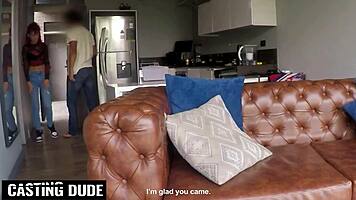 Whoa big ass redhead Latina takes rough anal POV doggystyle.