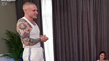 Hey trainer, ever dreamed of banging two fit clients at once?