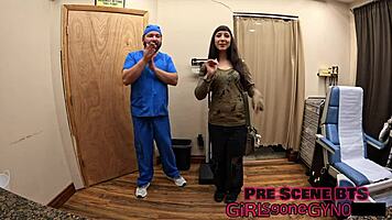 Selena Sativa's First Gyno Exam Spreads Wide