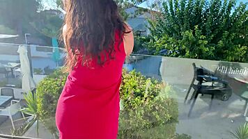 morning hotel raw fuck with horny milf ends in creampie orgasm