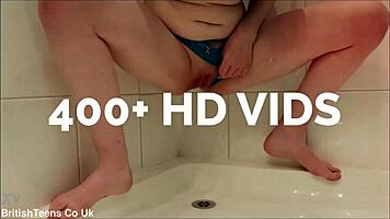 essex redhead squirts hard after wand teasing edges her pussy