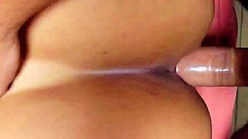 Wet Latina's Tight Pussy Filled with Hot Creampie Surprise