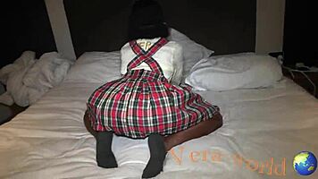 i had to defend my project but my supervisor teased me in uniform