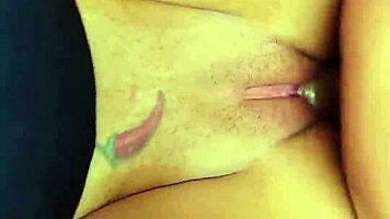 Wet Latina's Tight Pussy Filled with Hot Creampie Surprise