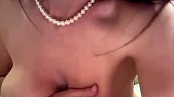 Neighbor's ample chest inspires admiration