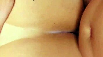 Wet Latina's Tight Pussy Filled with Hot Creampie Surprise
