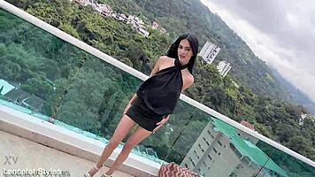 skinny isabella bell takes 2-on-1 interracial anal gape and assplay