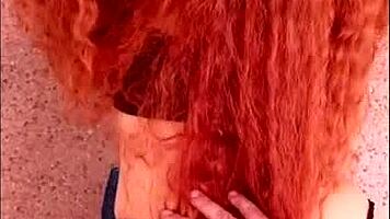 Redhead Pawg's Fat Big Ass Cheeks Clap in Hard Doggystyle Pool Pounding