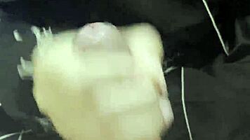 pov homemade thai babe strokes huge cock in dorm handjob action