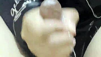 pov homemade thai babe strokes huge cock in dorm handjob action