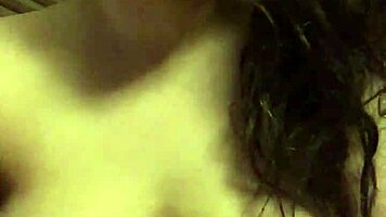 Oops, this desperate Arab milf slurps cum from sloppy used condom fetish