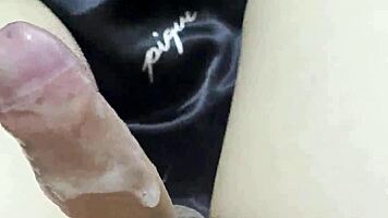 pov homemade thai babe strokes huge cock in dorm handjob action