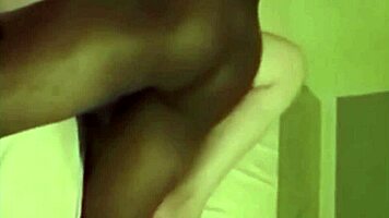 woman eagerly swallows massive black cock while fingering herself to orgasm