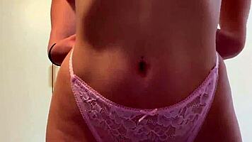 Pretty Swedish Blonde Shoves Dildo Deep Orgasm Pink Pussy