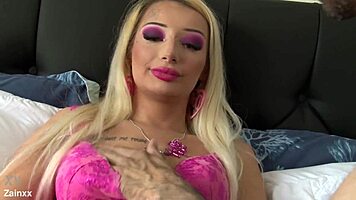 british blonde bimbo bent over for paki guy's rough domination