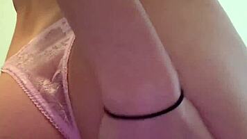 Pretty Swedish Blonde Shoves Dildo Deep Orgasm Pink Pussy