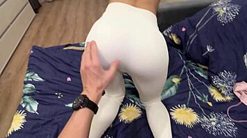 Cute Co-Worker Devours Cock in Steamy POV Suck