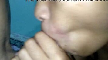 College tease watches her man creampie sexy young amateur