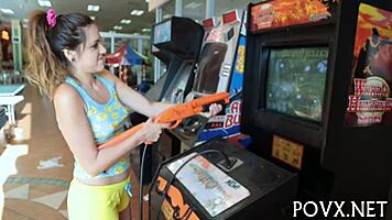 barely legal teen's passionate socked sex ignites wild desires