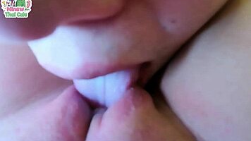 Leaking clip cute thai college student pussy licked outdoor pov creampie