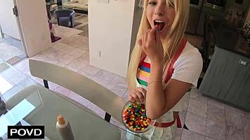 skinny blonde kenzie reeves stuffed full of cum this thanksgiving
