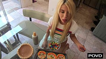 skinny blonde kenzie reeves stuffed full of cum this thanksgiving