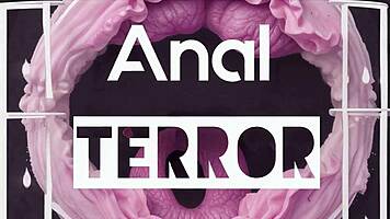 slave nat's tight vagina stretched first by double penetration and piss streams