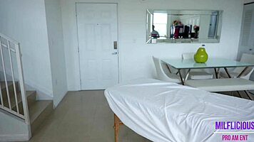 oh god, this busty asian milf's bikini massage turns into wild riding!