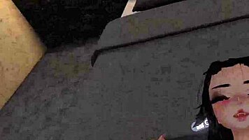 Virgin 18yo Fucked Hard by BBW in VRChat Big Cock Pounding