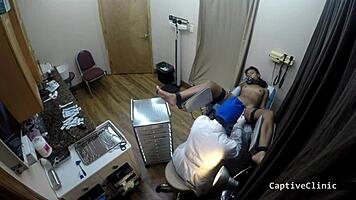 minnie rose chained as petite bdsm slave toyed gaping missionary backstage