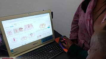 Watch this milf's anatomy lesson turn into natural tits handjob fuck