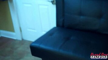 Skylar's slim brunette throat takes messy deep thrusts in amateur worship