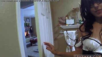 stepdad tricks young babe into rough pov pounding she can't resist