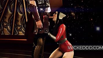 Thor roleplay heats up as Heimdall rams Kimberly Kane's eager oral portal!