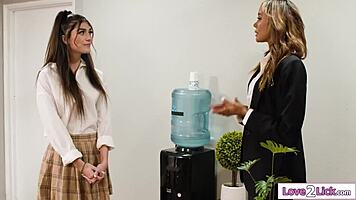 Teacher's Vibrator Remote Teases Student Into Wild Outdoor Lick Fest