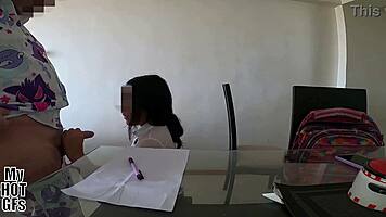 help my homework i'll ride your cock cowgirl tight