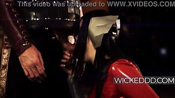 Thor roleplay heats up as Heimdall rams Kimberly Kane's eager oral portal!