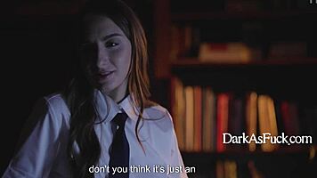 innocent teen lures priest into forbidden bent over anal encounter