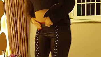 brazilian party cutie dances then reveals her juicy pussy lips up close