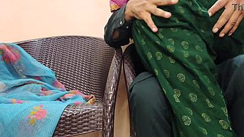 desi guy ravages horny mature woman's wet pussy in steamy close-up