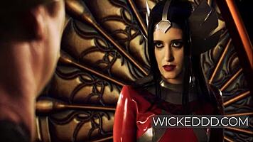 Thor roleplay heats up as Heimdall rams Kimberly Kane's eager oral portal!