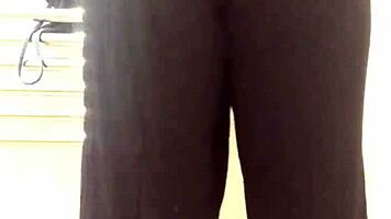 Holy Shit! Cute Slutty Teen Farts Wildly in Tight Yoga Pants During Hot Session!