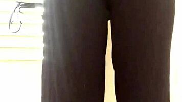 Holy Shit! Cute Slutty Teen Farts Wildly in Tight Yoga Pants During Hot Session!