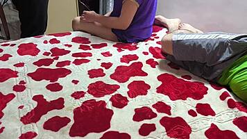 Heartbroken cuckold watches hot arab wife surrender