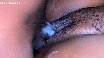 Black stud rips clothes for hardcore pounding of soft ass ebony babe