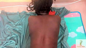 African student's natural tits and tight pussy bent over by horny tutor pounding