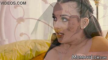 MILF lectures young beauty on pussy licking skills