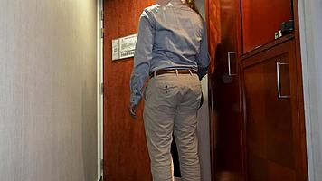 Belgian beauty bent over for rough pounding post-date